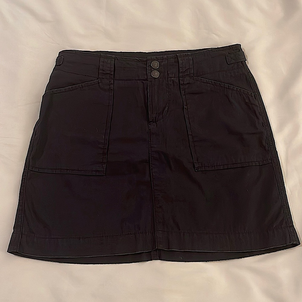 Gap Black Cargo Mini Skirt